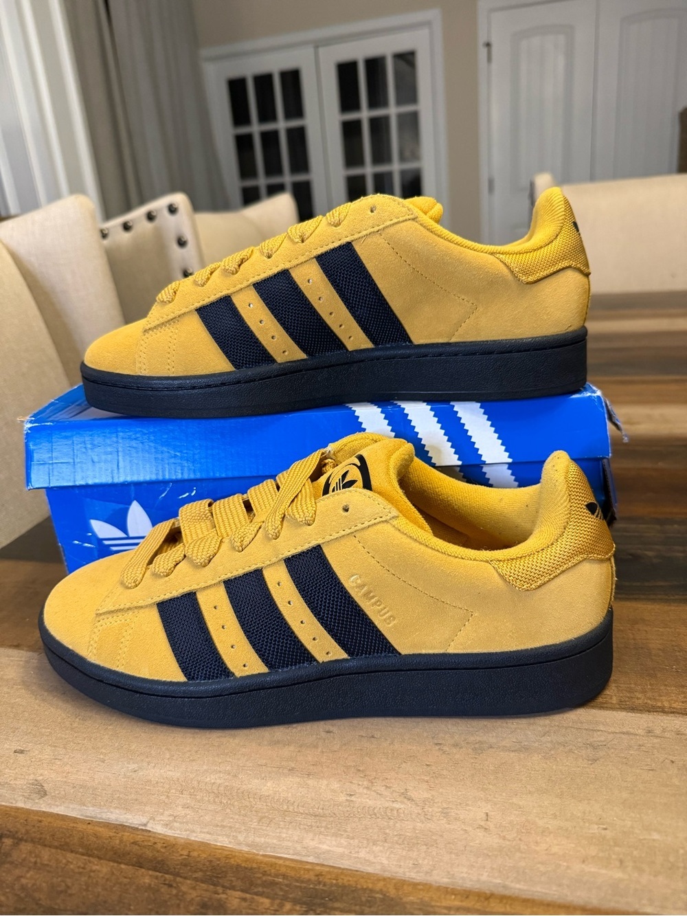 adidas Campus 00s Low-Top Sneakers in Yellow and Black